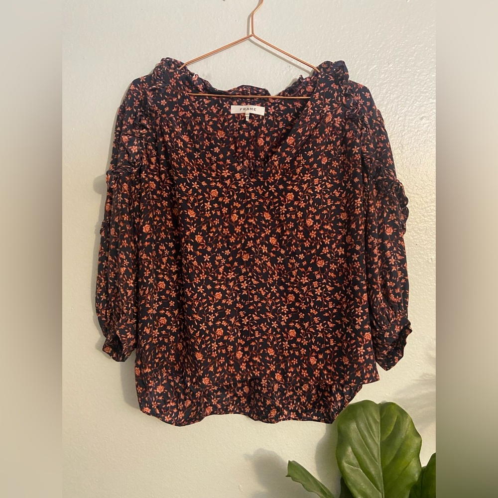 Frame silk blouse